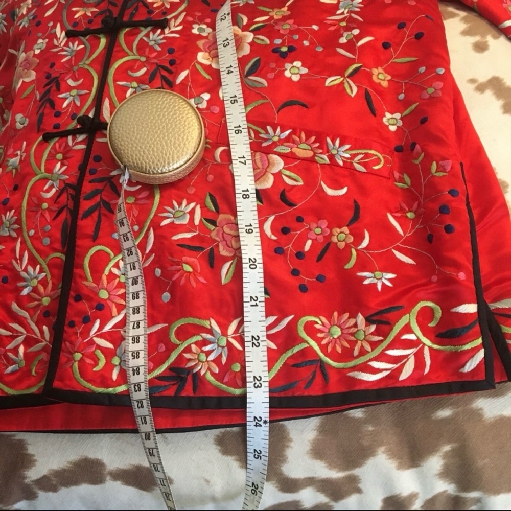 🌳🕊️SILK jacket - Picture 7 of 7